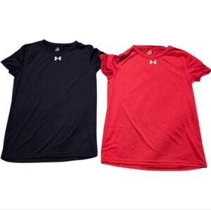 Under Armour UA Tech Team Short Sleeve‎ Shirt Women's Lot of 2 Shirt